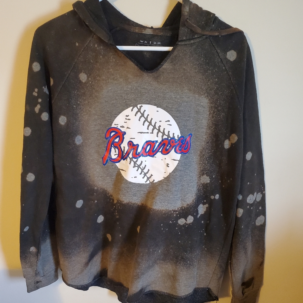 Braves bleached sweatshirt
